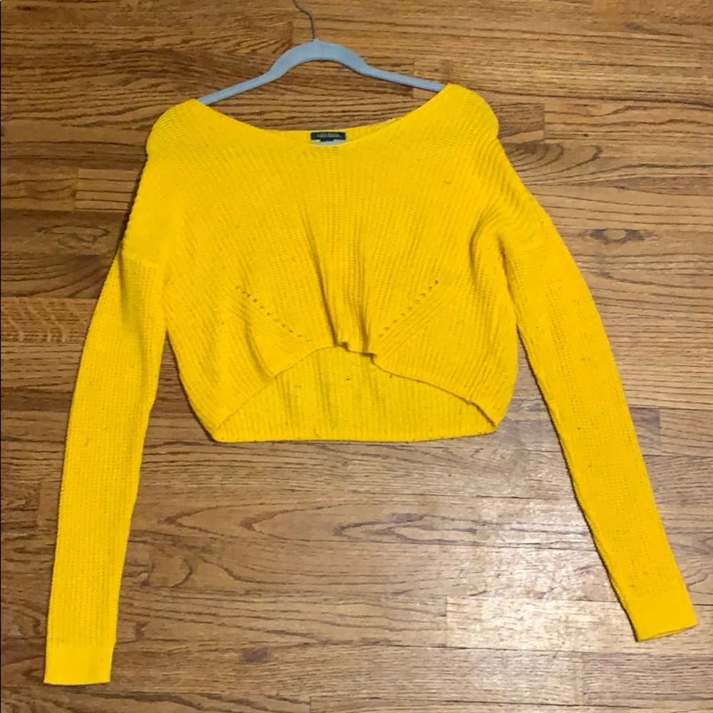 cropped sweater